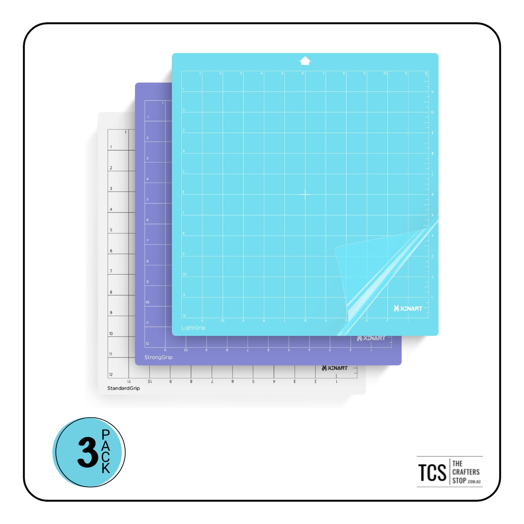 3 Pack of Adhesive Cutting Mats for Silhouette Cameo (30x30cm)