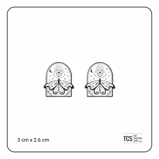 Mythical Moth Focal Beads